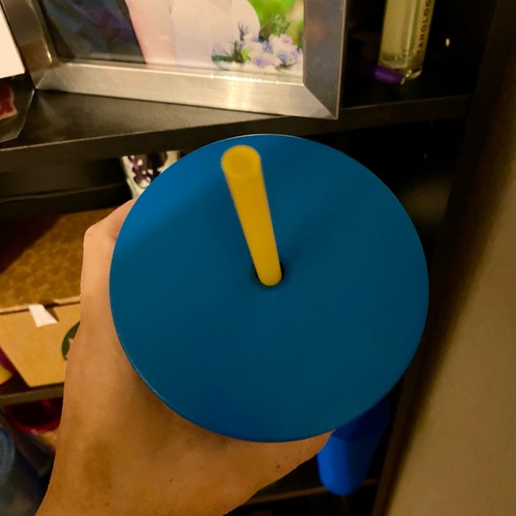 Starbucks NWT Blue Stainless Steel Textured Squares 16oz Tumbler - Picture 3 of 4